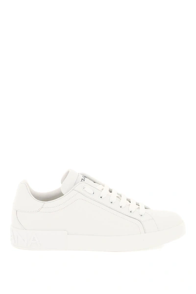 Dolce & Gabbana Portofino Trainers Men In White