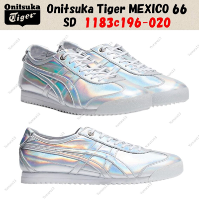Pre-owned Onitsuka Tiger Mexico 66 Sd Pure Silver 1183c196-020 Us 4-14 Brand