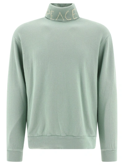 Kapital Embroidered Turtleneck In Green