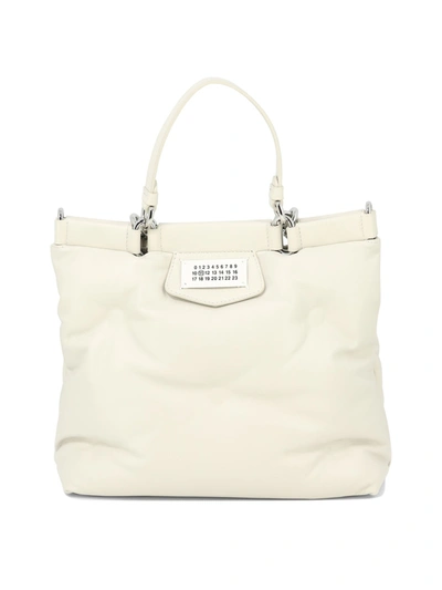 Maison Margiela Glam Small Handbag In White