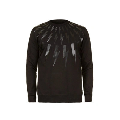 NEIL BARRETT NEIL BARRETT LIGHTNING PRINT SWEATSHIRT