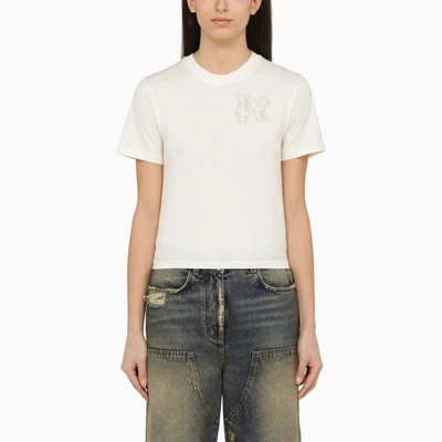 Palm Angels T-shirts In Bianco