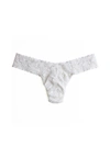 HANKY PANKY SIGNATURE LACE LOW RISE THONG MARSHMALLOW