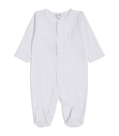 Kissy Kissy Pima Cotton All-in-one (0-9 Months) In White