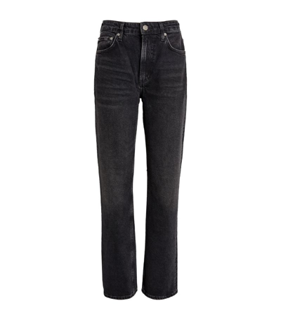 Citizens Of Humanity Zurie High-rise Straight Jeans In Black