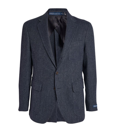 Polo Ralph Lauren Linen-wool Polo Soft Sport Jacket In Blue