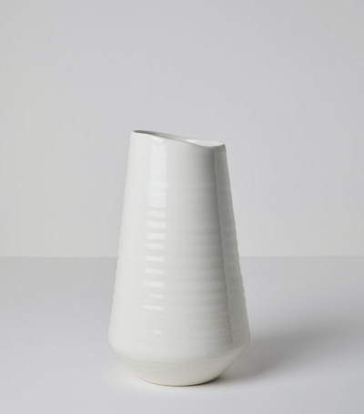 Brunello Cucinelli Ceramic Vase (35cm) In White
