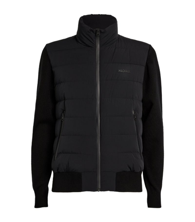 Mackage Wool-blend Hybrid Jacket In Black