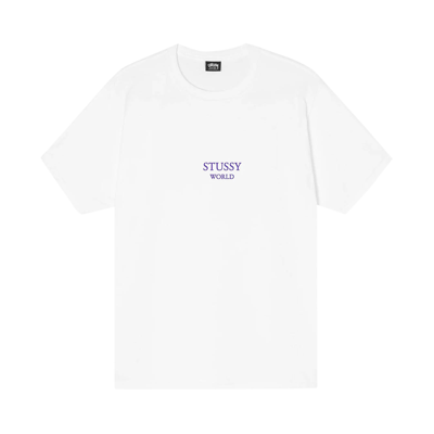 Pre-owned Stussy World Tee 'white'
