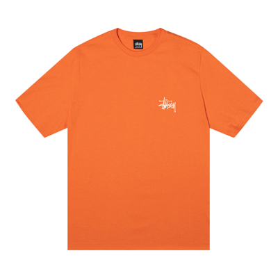 Pre-owned Stussy Melted Tee 'coral' In Orange