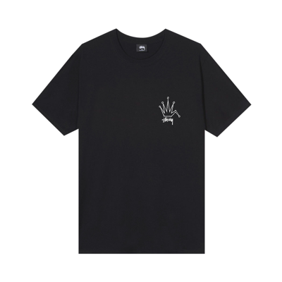 Pre-owned Stussy Old Crown Tee 'black'