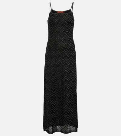 Missoni Zig Zag Metallic Maxi Dress In Multicoloured