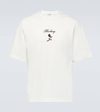 BURBERRY EMBROIDERED COTTON JERSEY T-SHIRT