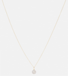 Stone And Strand Framed Mosaic 10kt Yellow Gold Necklace With Diamonds In Gold