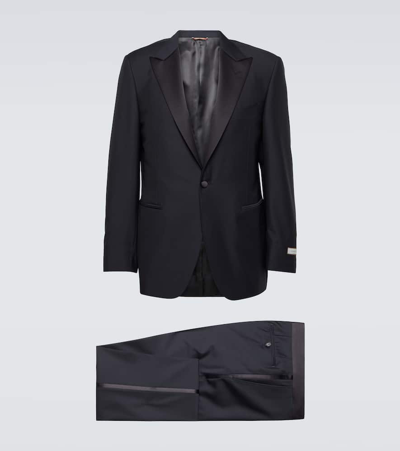 Canali Wool Tuxedo In Black