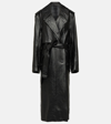 BALENCIAGA COCOON LEATHER TRENCH COAT