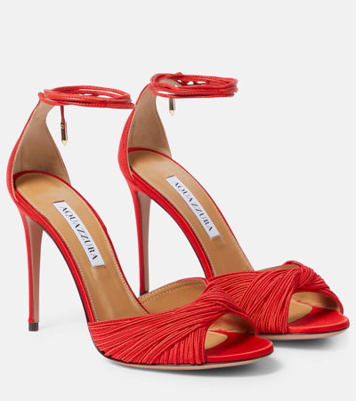 Aquazzura Bellini Beauty 105 Sandal In Red