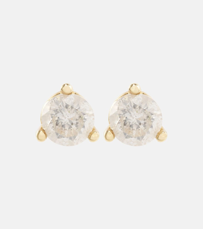 Stone And Strand 14kt Gold Earrings With Diamonds