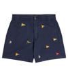 POLO RALPH LAUREN POLO PREPSTER EMBROIDERED COTTON SHORTS