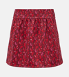 MAX MARA BALOCCO EMBELLISHED FLORAL MIDI SKIRT