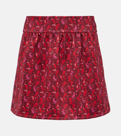 Max Mara Balocco Embellished Floral Midi Skirt In Multicoloured