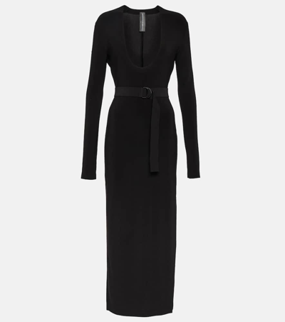 Norma Kamali Jersey Maxi Dress In Black
