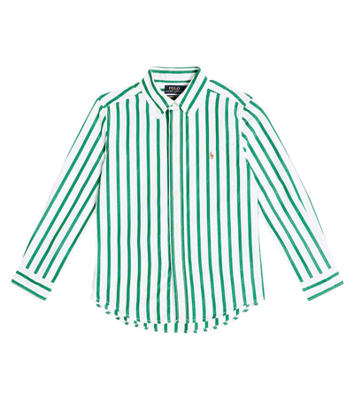 Polo Ralph Lauren Kids' Cotton Jersey Shirt In Green