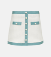 Adriana Degreas Jacquard Miniskirt In White