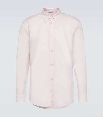 Gabriela Hearst Quevedo Cotton Poplin Shirt In Blush