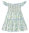 Poupette St Barth Aurora Floral Dress In Blue