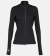 Adidas By Stella Mccartney Truepurpose Printed Recycled Stretch-jersey Top In Black