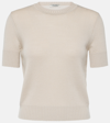 S Max Mara Berge Wool Sweater In Beige