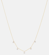 STONE AND STRAND DISCO 10KT GOLD NECKLACE WITH DIAMONDS