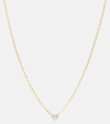 Stone And Strand 10kt Gold Necklace With Diamond In Gold
