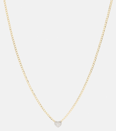Stone And Strand 10kt Gold Necklace With Diamond