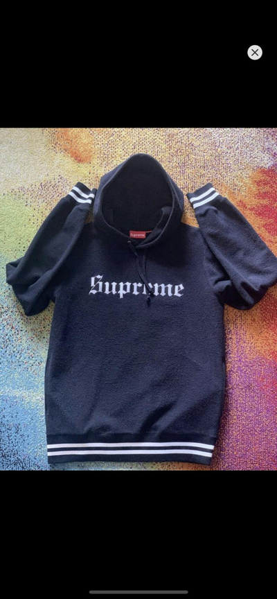 Pre-owned Supreme Black Old English Font Hoodie