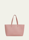 MANSUR GAVRIEL SMALL EAST-WEST ZIP LEATHER TOTE BAG