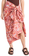 A.L.C A. L.C. SERRA SARONG BAKED CLAY MULTI