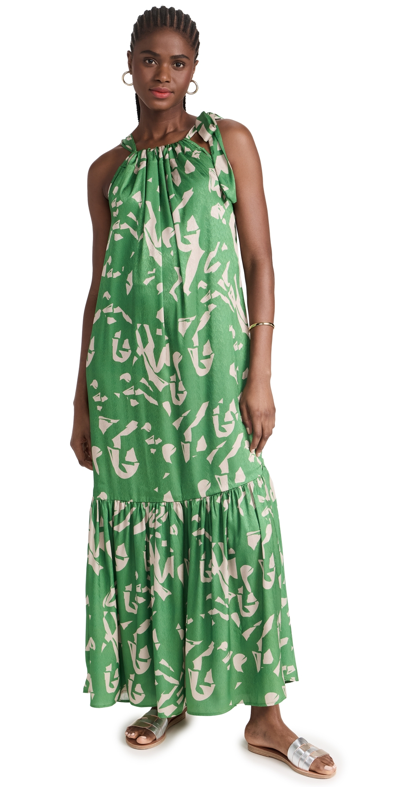 Diarrablu Gnoor Dress Batik Vert 2xl
