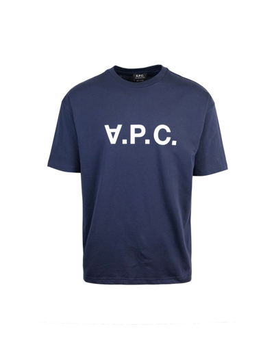 Apc A.p.c. T-shirts In Blue
