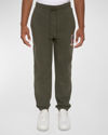 Avirex Men's Icon Fleece Jogger Pants In Olive