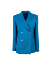 Weekend Max Mara Nervoso Wool Blazer In Sky Blue