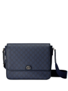 Gucci Medium Ophidia Messenger Bag In Blue