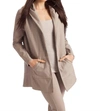 FRENCH KYSS MONICA HOODED DRAPED CARDIGAN IN OATMEAL