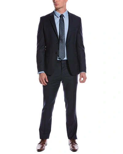 Hugo Boss Boss  Reymond Wool Suit In Blue
