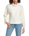 MINNIE ROSE CUDDLE RIBBED TURTLENECK WOOL-BLEND SWEATER