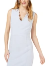FRENCH CONNECTION LULA WOMENS SCALLOPED SLEEVELESS COCKTAIL DRESS