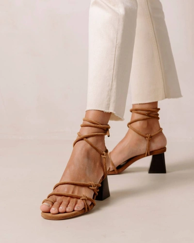 Alohas Goldie Leather Sandal In Brown