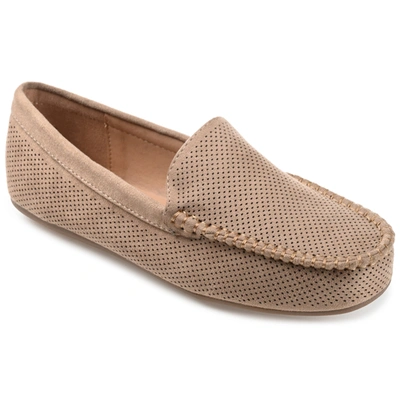 Journee Collection Collection Women's Comfort Halsey Loafer In Beige