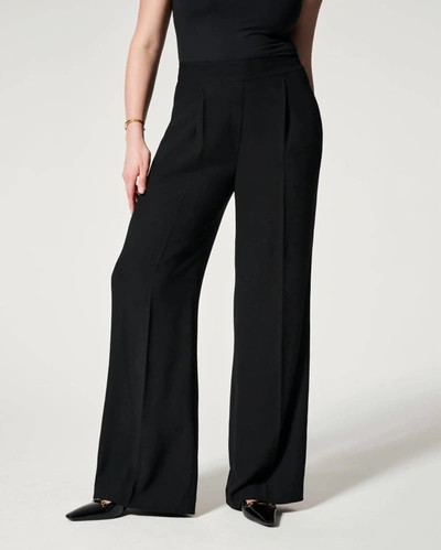 Spanx Crepe Trouser Pant In Black